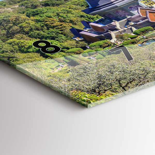 Horloge rectangulaire horizontale Parc national de Chiang Mai