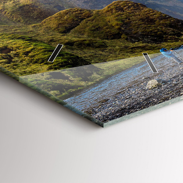 Horloge rectangulaire horizontale Cascade en Islande