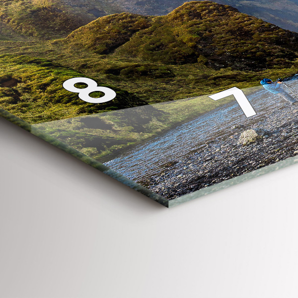 Horloge rectangulaire horizontale Cascade en Islande