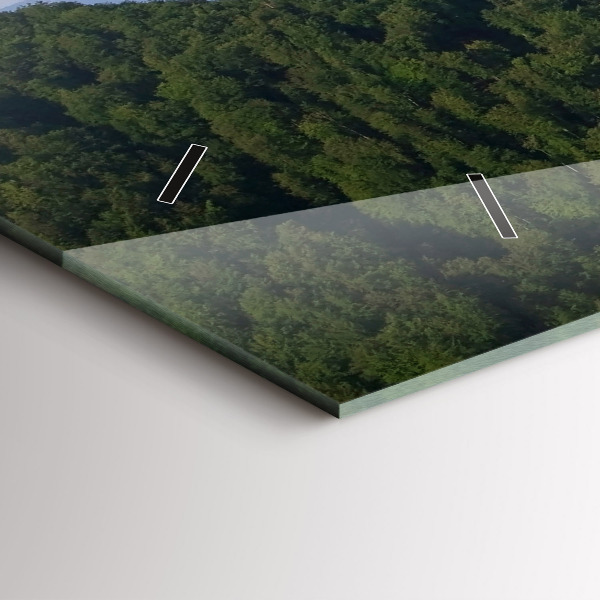 Horloge murale horizontale Pic de Sokolica dans les montagnes des Piénines