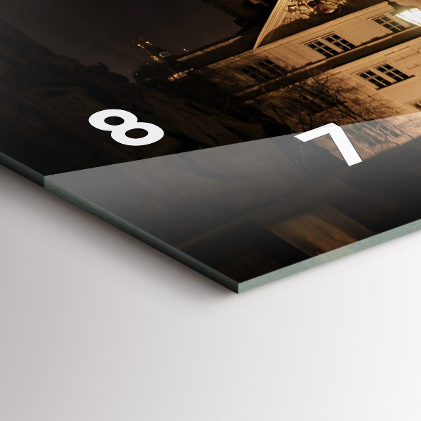 Horloge murale horizontale Pont Charles à Prague