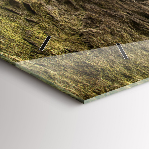 Horloge murale horizontale Ville du rock en République tchèque