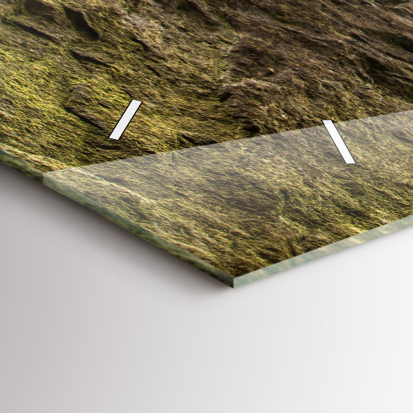 Horloge murale horizontale Ville du rock en République tchèque