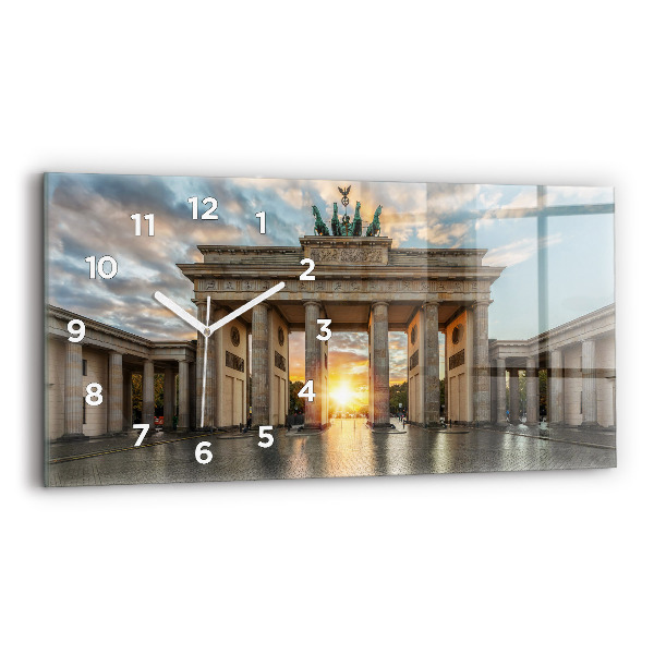 Horloge rectangulaire horizontale Porte de Brandebourg à Berlin