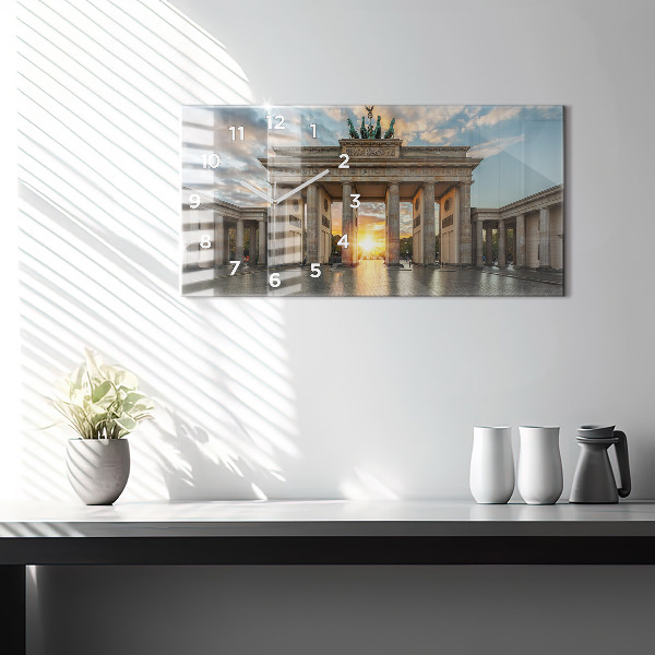 Horloge rectangulaire horizontale Porte de Brandebourg à Berlin