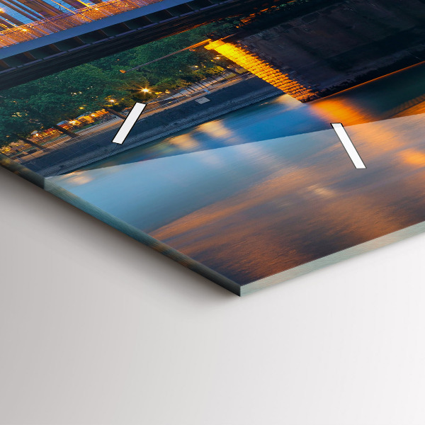 Horloge rectangulaire horizontale Vue de la mairie