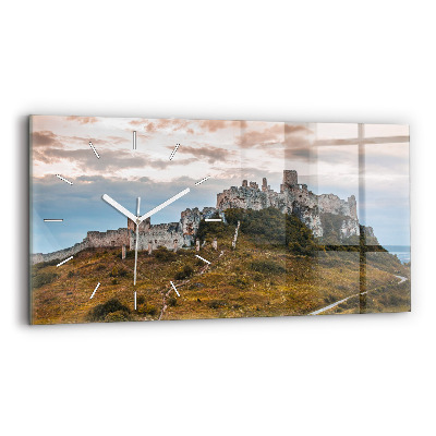 Horloge rectangulaire horizontale Château de Spiš en Slovaquie