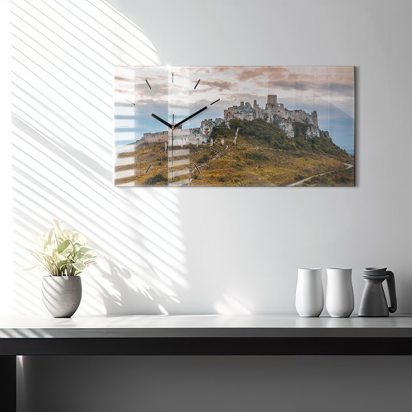 Horloge rectangulaire horizontale Château de Spiš en Slovaquie