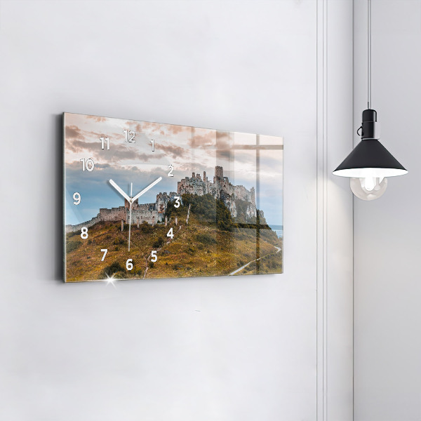 Horloge rectangulaire horizontale Château de Spiš en Slovaquie