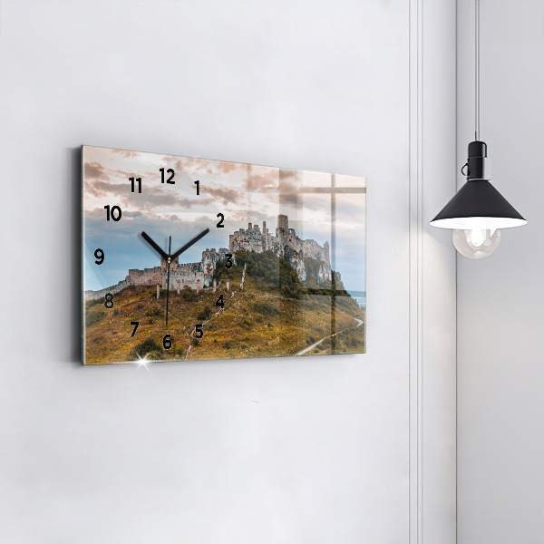 Horloge rectangulaire horizontale Château de Spiš en Slovaquie