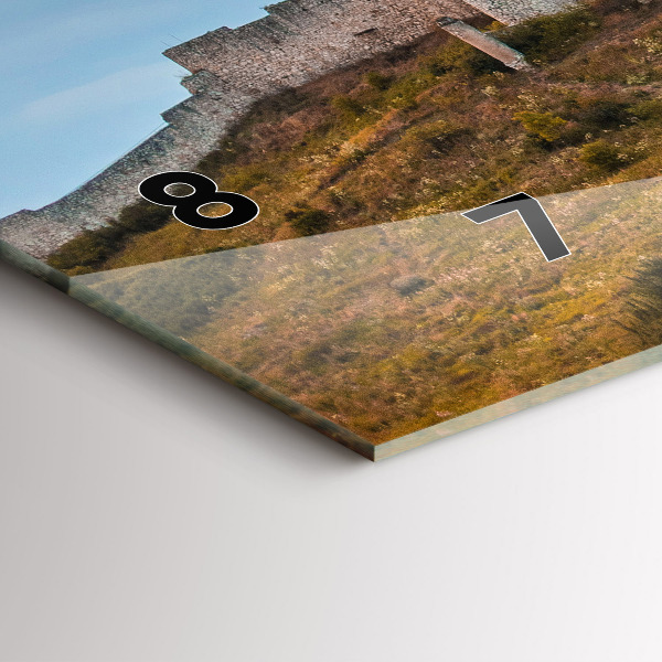 Horloge rectangulaire horizontale Château de Spiš en Slovaquie