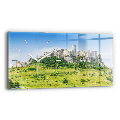 Horloge rectangulaire horizontale Château de Spiš en Slovaquie