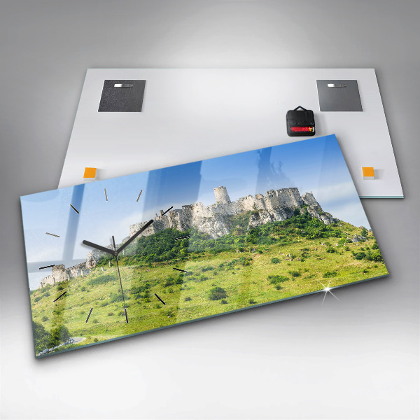 Horloge rectangulaire horizontale Château de Spiš en Slovaquie