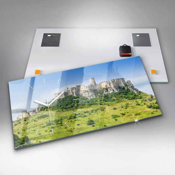 Horloge rectangulaire horizontale Château de Spiš en Slovaquie