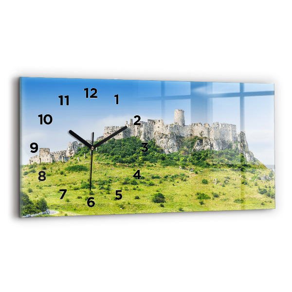 Horloge rectangulaire horizontale Château de Spiš en Slovaquie