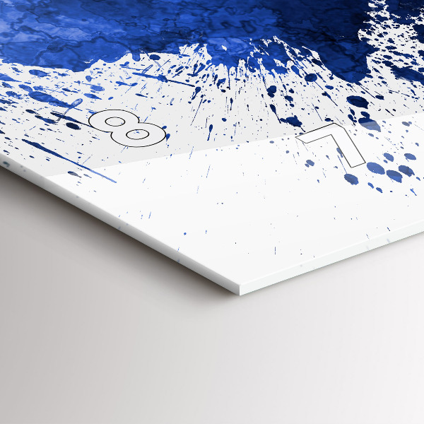 Horloge murale horizontale Aquarelles de San Antonio