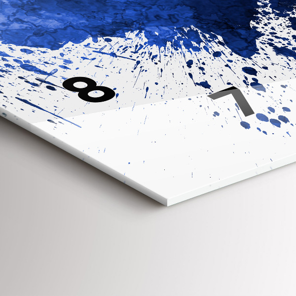 Horloge murale horizontale Aquarelles de San Antonio