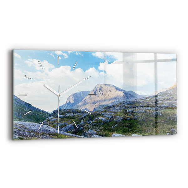 Horloge rectangulaire horizontale Paysage rocheux