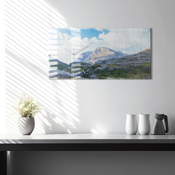 Horloge rectangulaire horizontale Paysage rocheux