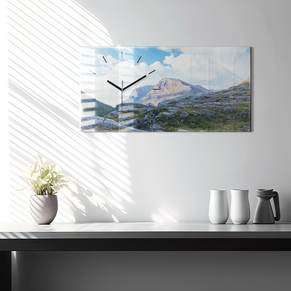 Horloge rectangulaire horizontale Paysage rocheux