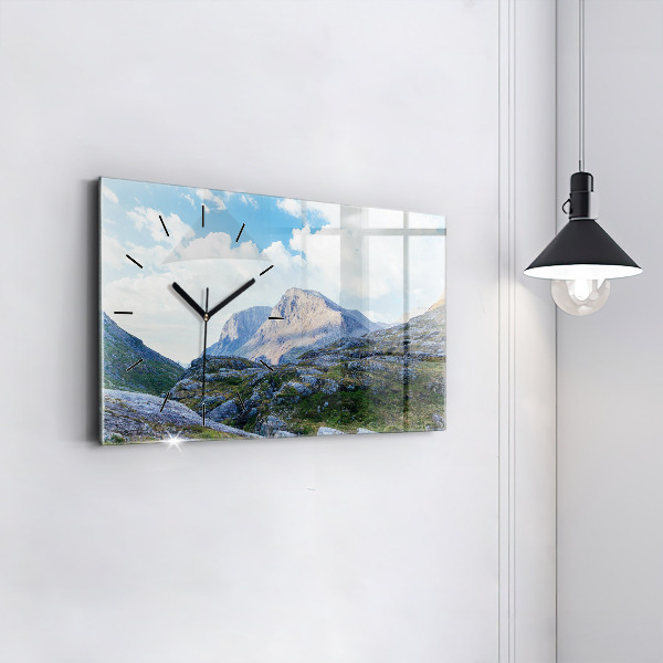 Horloge rectangulaire horizontale Paysage rocheux