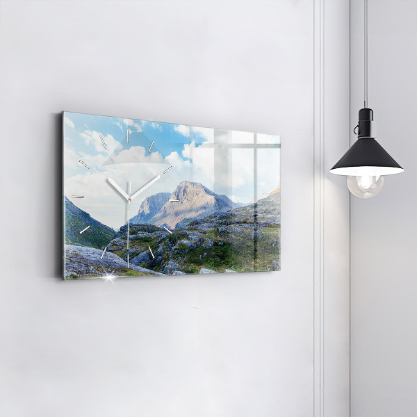 Horloge rectangulaire horizontale Paysage rocheux