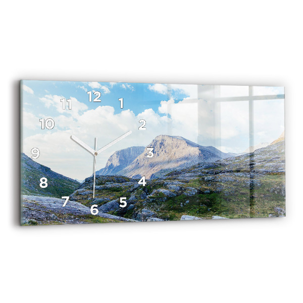 Horloge rectangulaire horizontale Paysage rocheux