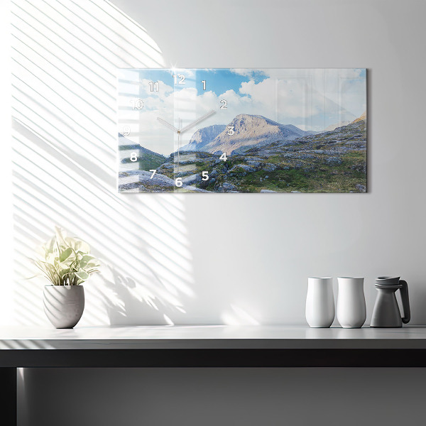 Horloge rectangulaire horizontale Paysage rocheux