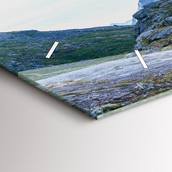 Horloge rectangulaire horizontale Paysage rocheux