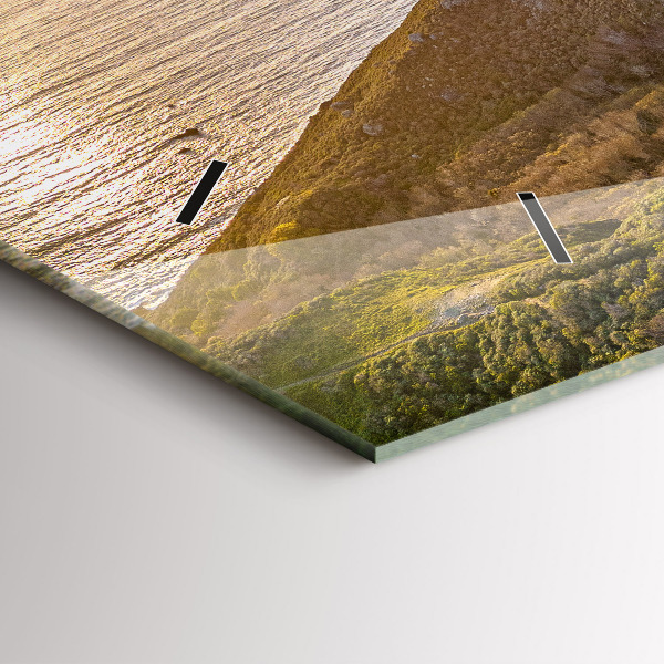 Horloge murale horizontale La route vers San Francisco