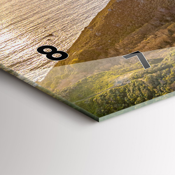 Horloge murale horizontale La route vers San Francisco