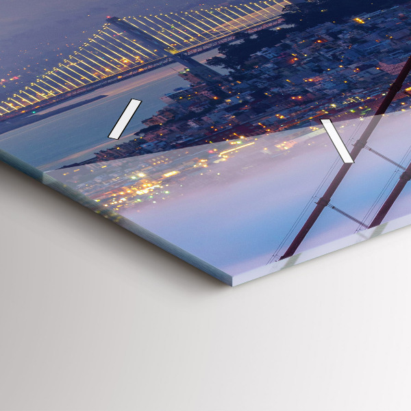 Horloge rectangulaire horizontale Pont de San Francisco