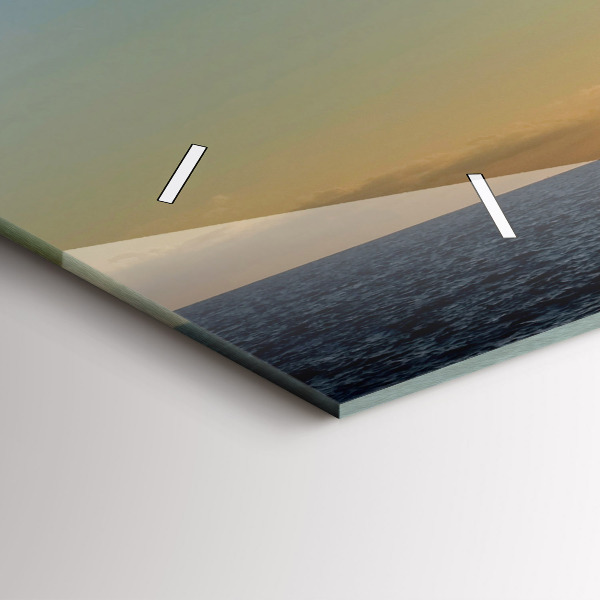 Horloge rectangulaire horizontale Danse espagnole en mer