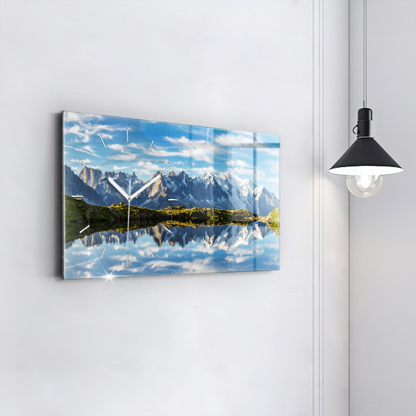 Horloge murale horizontale Vallée de Chamonix, Alpes françaises