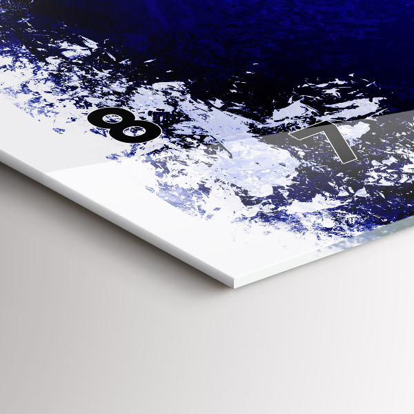 Horloge rectangulaire horizontale Drapeau de la France