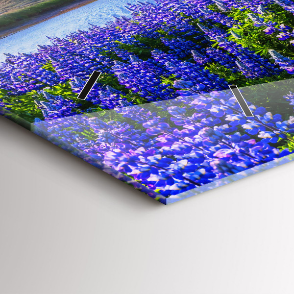 Horloge rectangulaire horizontale Vue sur la montagne Islande