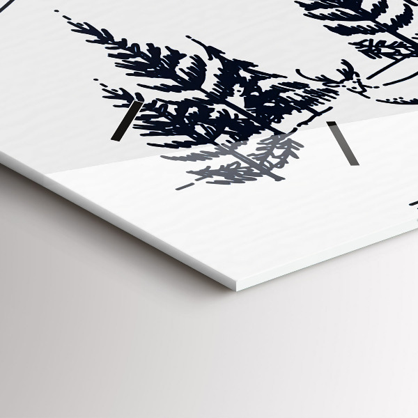 Horloge rectangulaire horizontale Ville de dessin animé