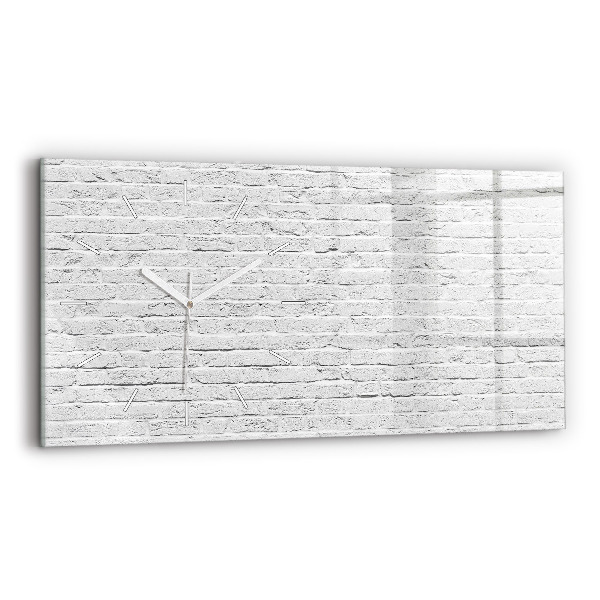 Horloge rectangulaire horizontale Mur de briques