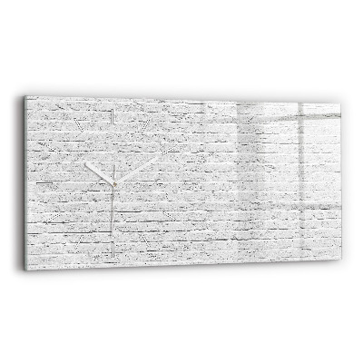 Horloge rectangulaire horizontale Mur de briques