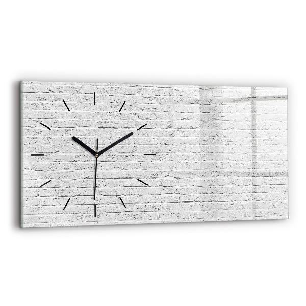 Horloge rectangulaire horizontale Mur de briques