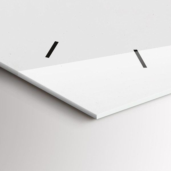 Horloge murale horizontale 'L''art du marbre'