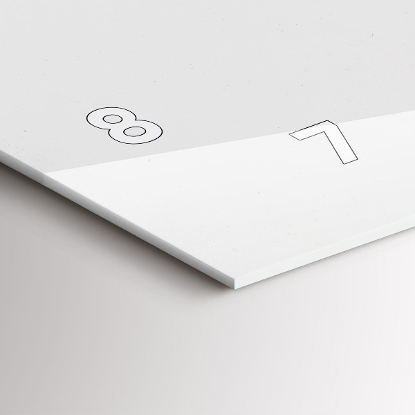 Horloge murale horizontale 'L''art du marbre'