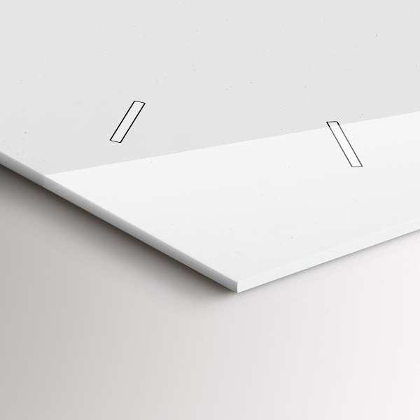 Horloge murale horizontale 'L''art du marbre'