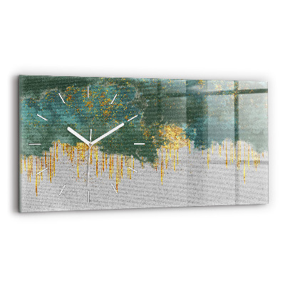 Horloge murale horizontale Motif décoratif