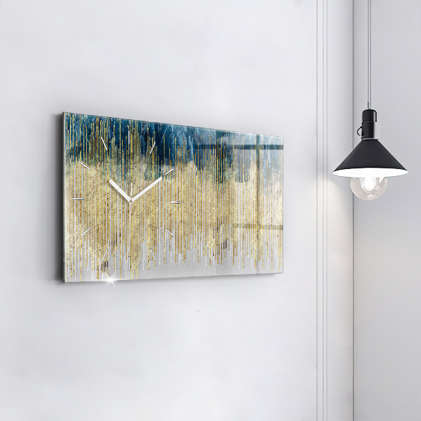 Horloge murale horizontale Motif décoratif