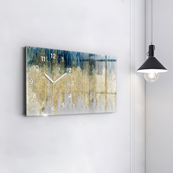 Horloge murale horizontale Motif décoratif