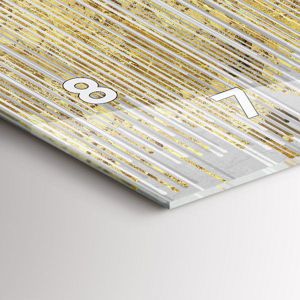 Horloge murale horizontale Motif décoratif