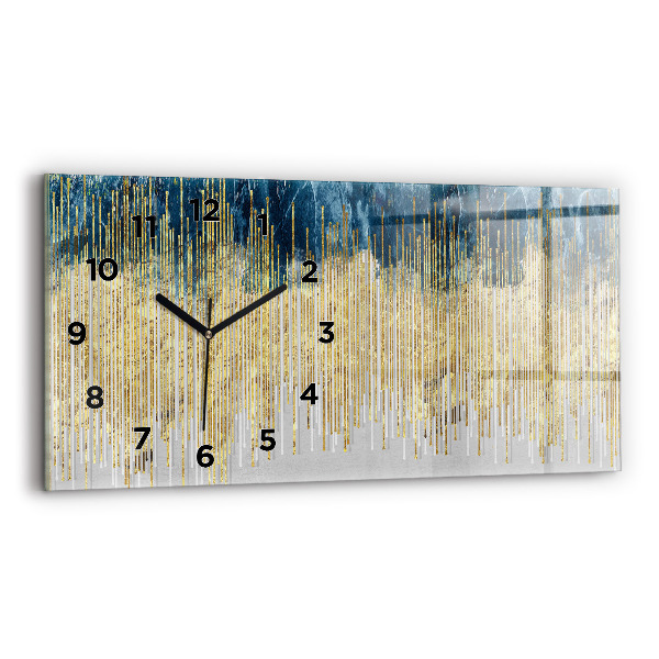 Horloge murale horizontale Motif décoratif
