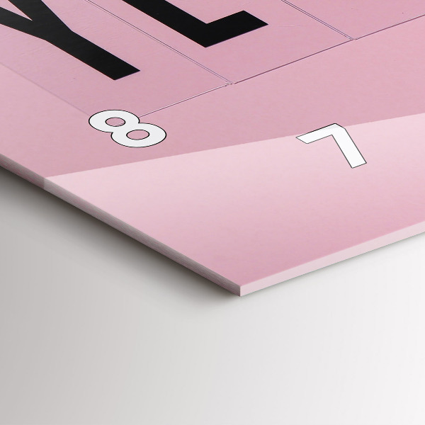 Horloge murale horizontale Oui, tu peux