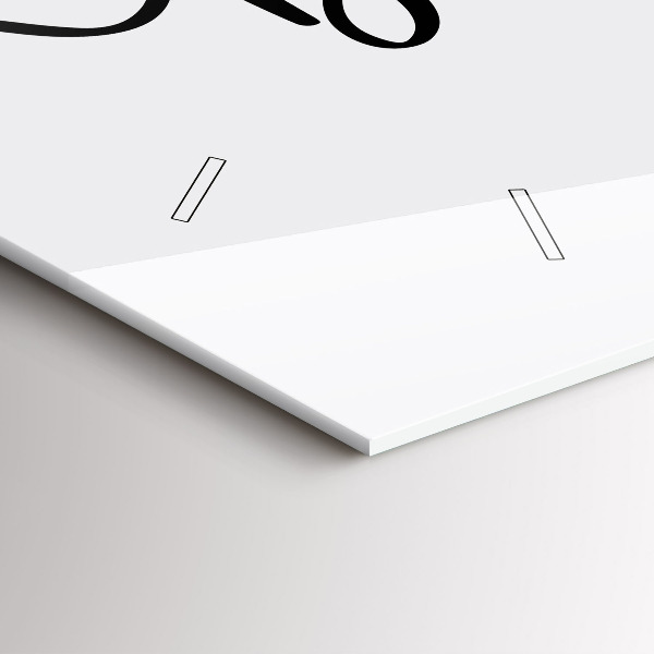 Horloge murale horizontale 'L''inscription Bon voyage'